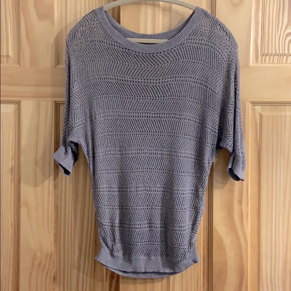 Express Dk Taupe Net Top. Sz XS